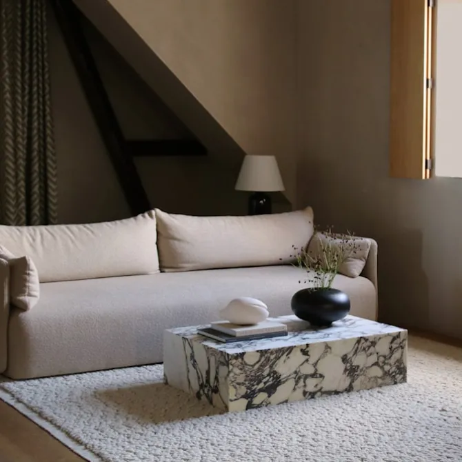 Offset 3-seters sofa