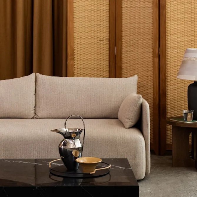 Offset 2-seters sofa