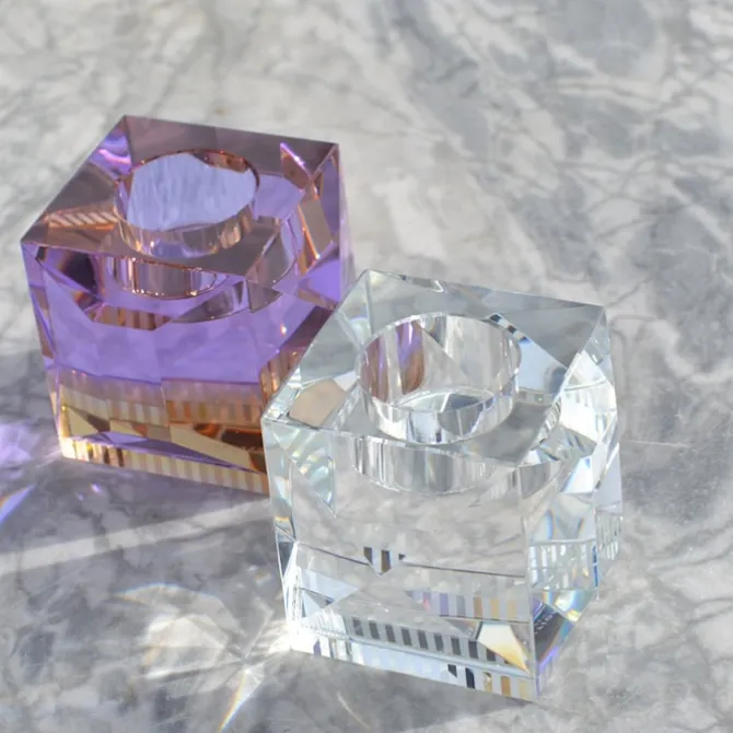 Ophelia Clear T-Light Holder
