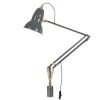 Original 1227 Brass Lamp With Wall Bracket