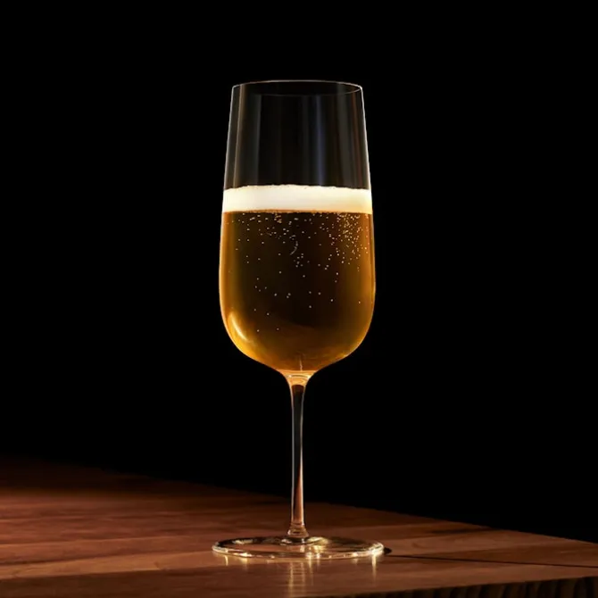 Orrefors x Björn Frantzén ølglass 43 cl munnblåst
