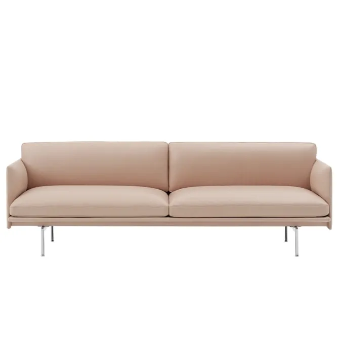 Outline 3-Seater / Polished Aluminium Base
