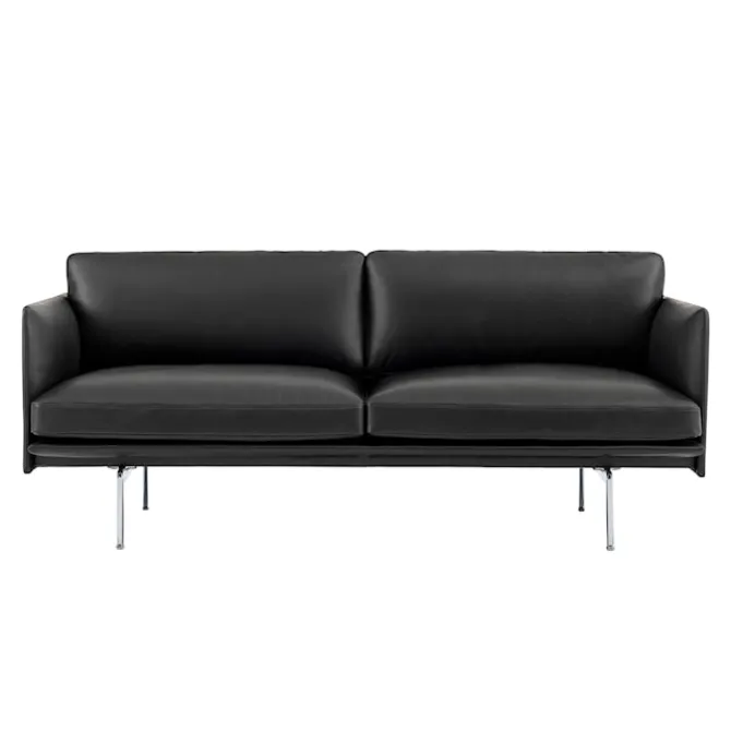Outline 2-Seater / Polished Aluminium Base