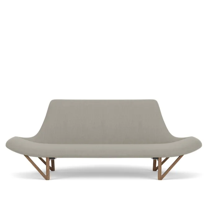 Pagode sofa valnøtt