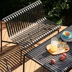 Palissade Dining benk med armlener