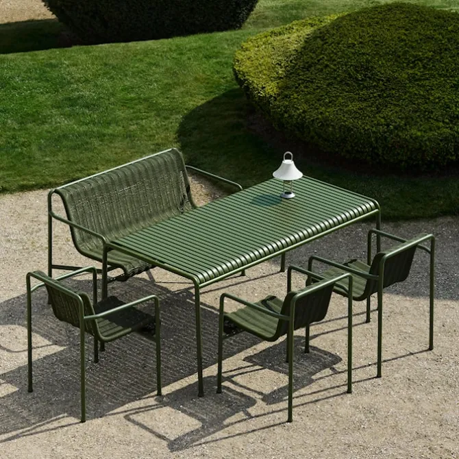 Palissade spisestuesett med bord 90x170cm og 6 stoler