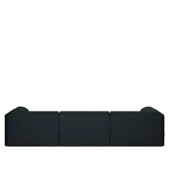 Palo Block 3-seater Sofa Low Back with Armrests