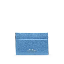 Panama Flat Card Holder - Nile Blue