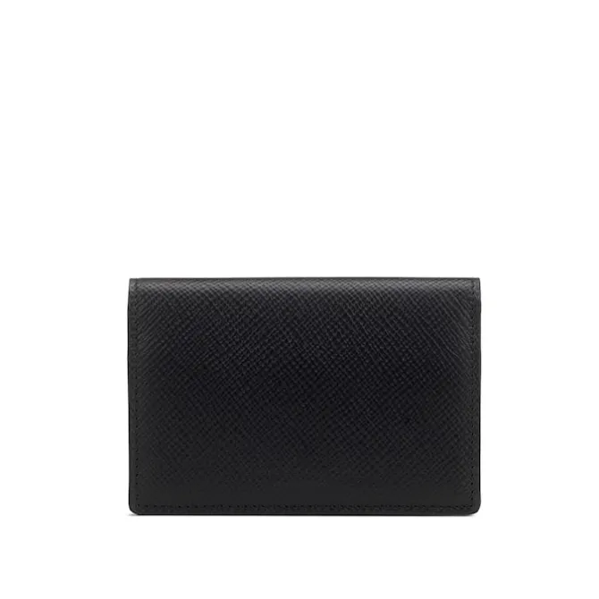 Panama Folded Card Holder - Black