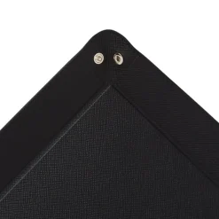 Panama Large Rectangular Trinket Tray - Black