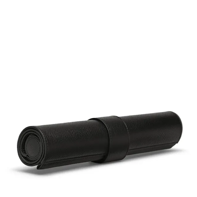 Panama Travel Backgammon Roll - Black