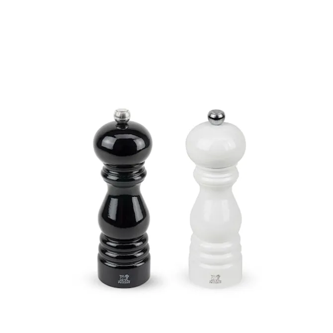 Paris Duo Salt Pepper Mill - Black White