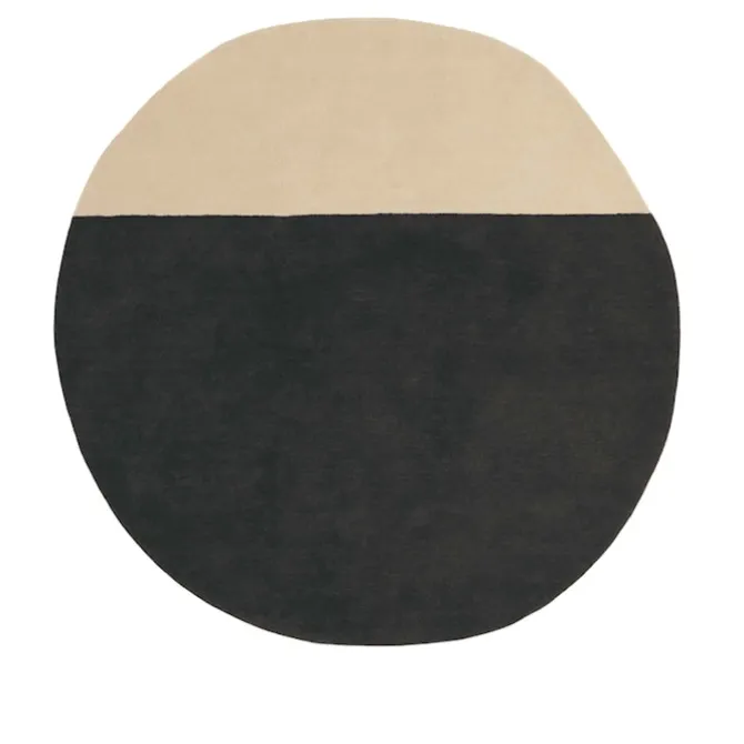 Pearls Rug Black