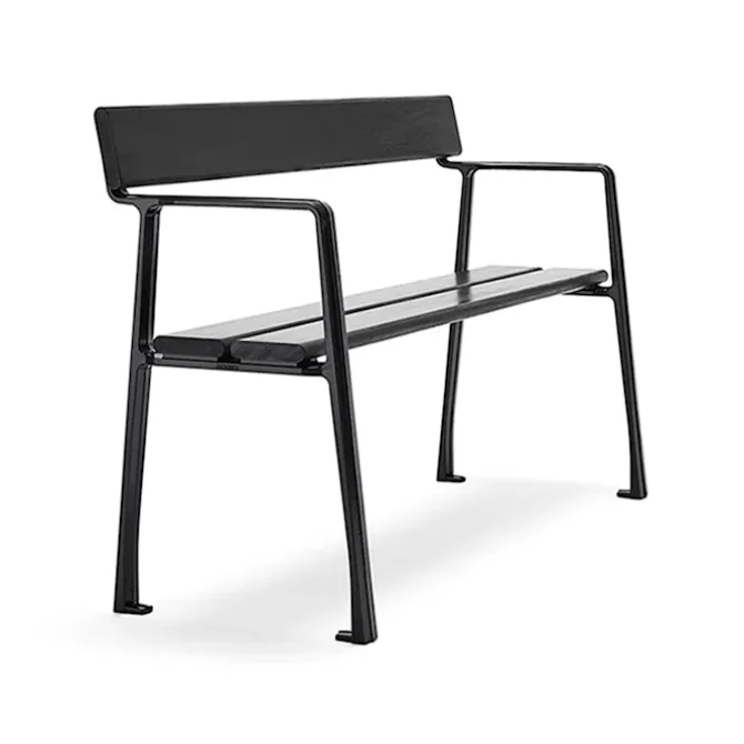 Piccolo Sofa Svartlakkert Mahogni