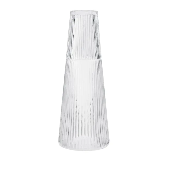 Pilastro karaffel med drikkeglass 1 L