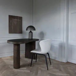 Pipe Chair Wood Black Legs
