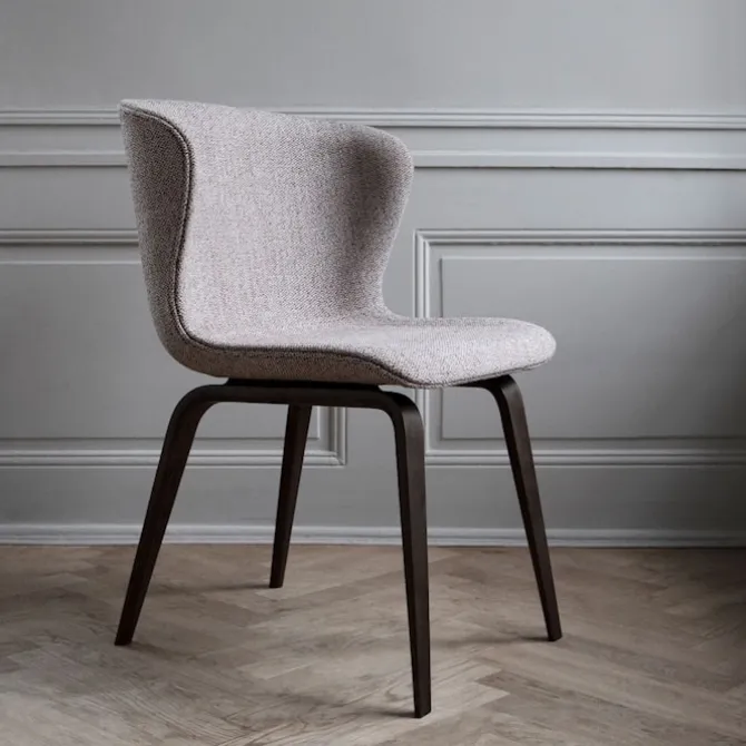 Pipe Chair Wood Smoked Legs