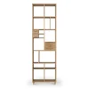 Pirouette Book Rack Oak 4 Drawers