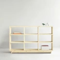 Plank Bookcase High