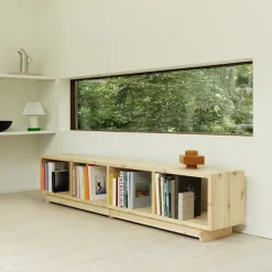 Plank Bookcase Low