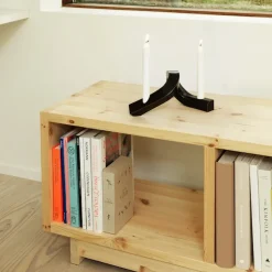 Plank Bookcase Low