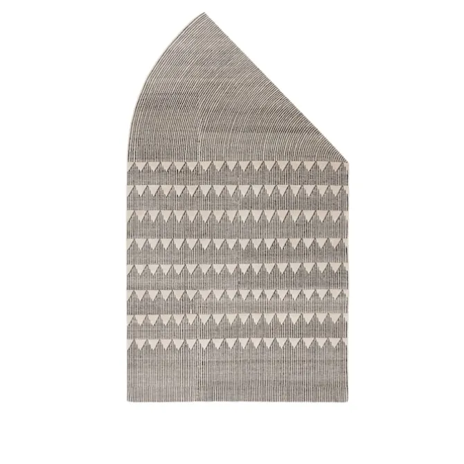 Plasterworks A Rug - Black and White