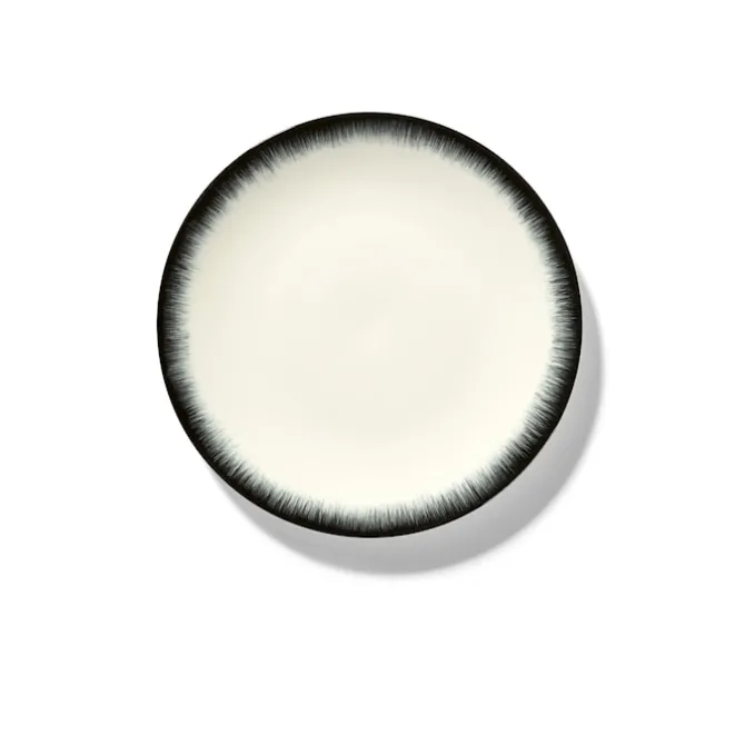 Plate Dé White/Black Var 3