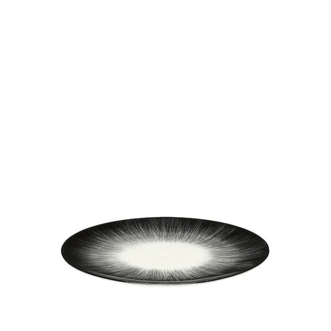 Plate Dé White/Black Var 5