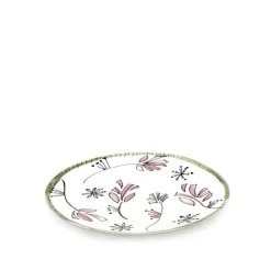 Plate S Fiore Rosa - Set of 2