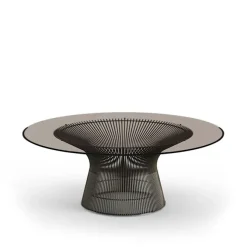 Platner salongbord Ø 107 cm Bronse Metallic