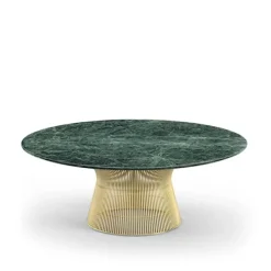 Platner salongbord Ø 92 cm 18K gull