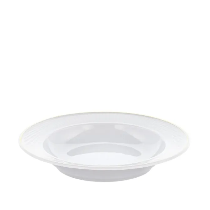 Plissé Deep Plate Ovenproof Porcelain