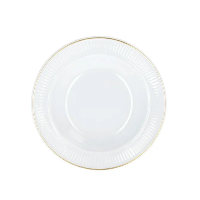 Plissé Deep Plate Ovenproof Porcelain