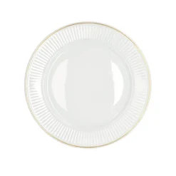 Plissé Flat Plate Ovenproof Porcelain