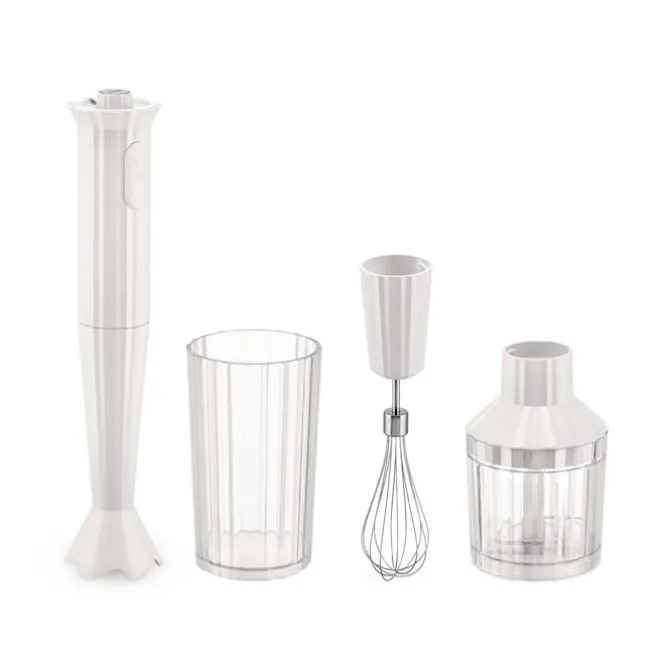 Plissé Hand blender set - White