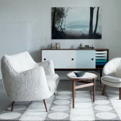 Poet sofa Dark oiled oak
