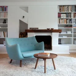 Poet sofa Dark oiled oak