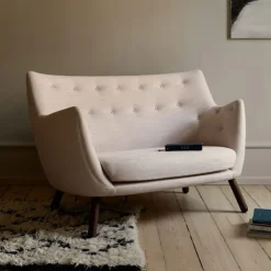 Poet sofa Dark oiled oak