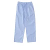 Poplin Pyjamas Pants Blue Pin Stripes