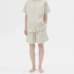 Poplin Pyjamas Shorts Hopper Stripes