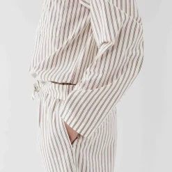Poplin Sleepwear Shirt Hopper Stripes