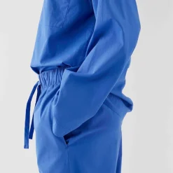 Poplin Sleepwear Shirt Royal Blue