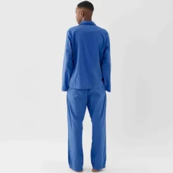 Poplin Sleepwear Shirt Royal Blue