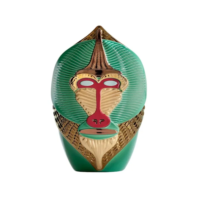 Primates Mandrillus Vas - Glossy Milk and Mint/Fire Red