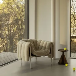 Puffy Lounge Chair + Ottoman