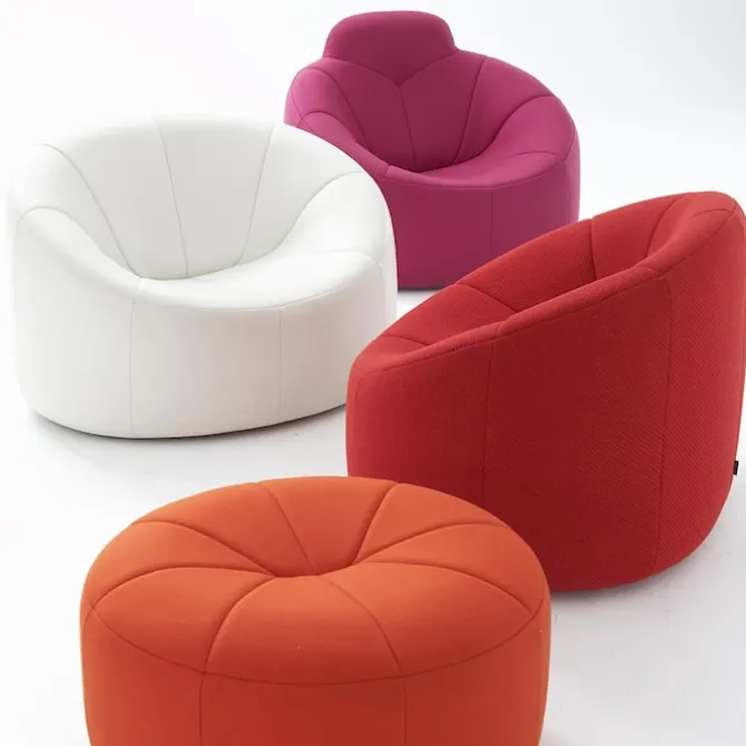 Pumpkin Footstool