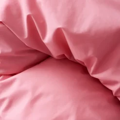 Pure Duvet Cover Poplin Coral Pink