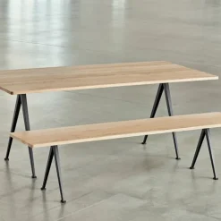 Pyramid benk 12 190 cm Black