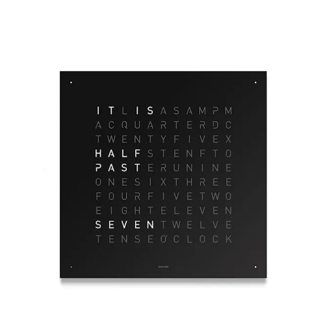 Qlocktwo Classic - Black Pepper