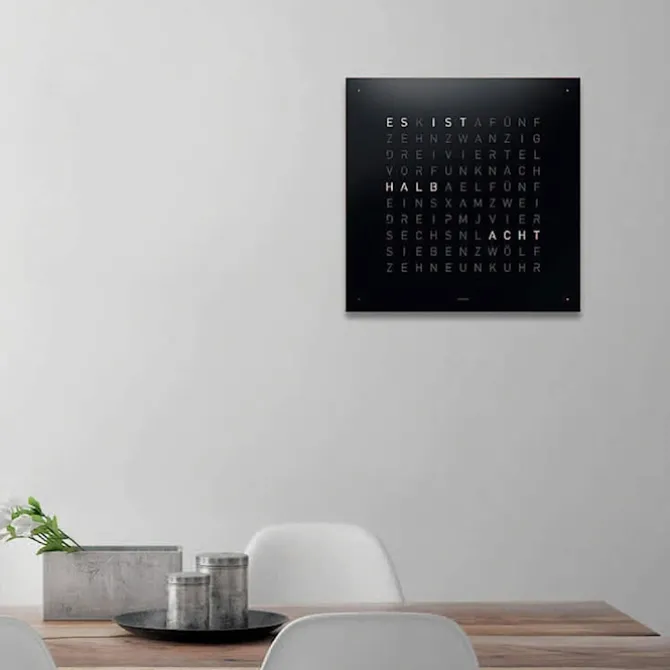 Qlocktwo Classic - Black Pepper
